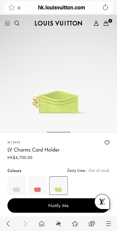 Louis Vuitton M13645
LV Charms Card Holder-duoc-ban-tai-Hvip Bags and Accessories