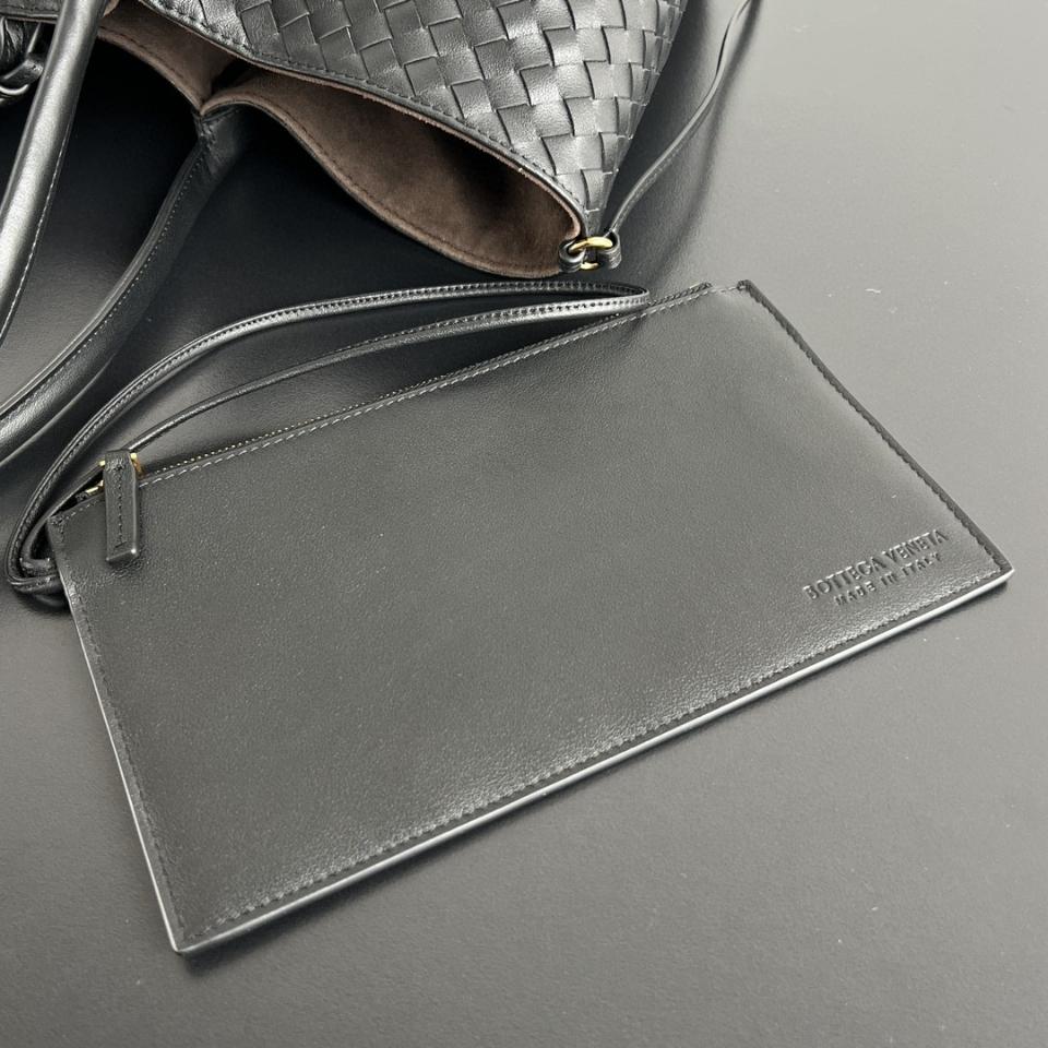 Bottega Veneta Large Pinacoteca Black/fondant 817166 23*43*14.5cm-duoc-ban-tai-Hvip Bags and Accessories