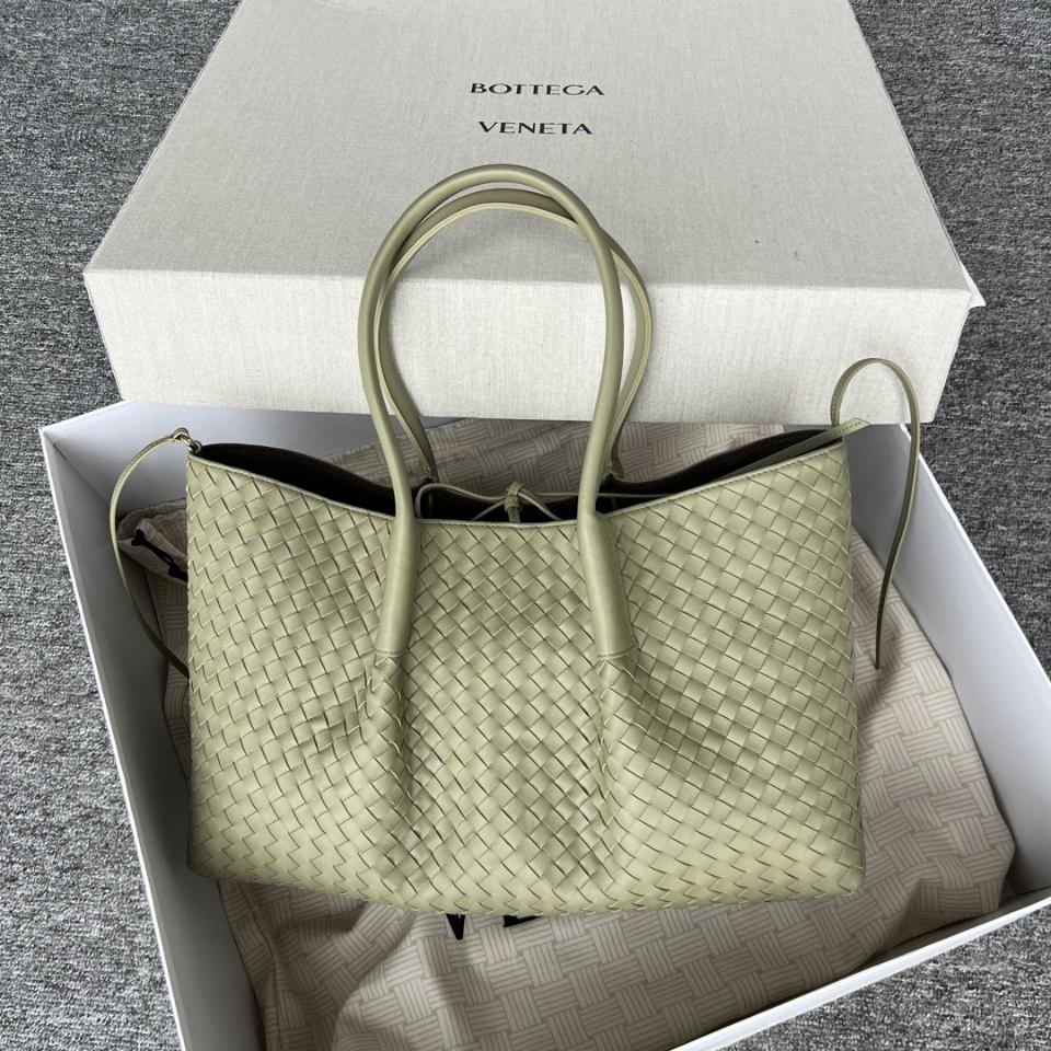 Bottega Veneta Large Pinacoteca light green 817166 23*43*14.5cm-duoc-ban-tai-Hvip Bags and Accessories