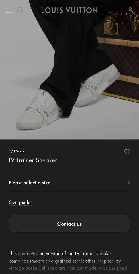 Louis Vuitton 1A8WAX
LV Trainer Sneaker (n1)-duoc-ban-tai-Hvip Shoes and Clothes