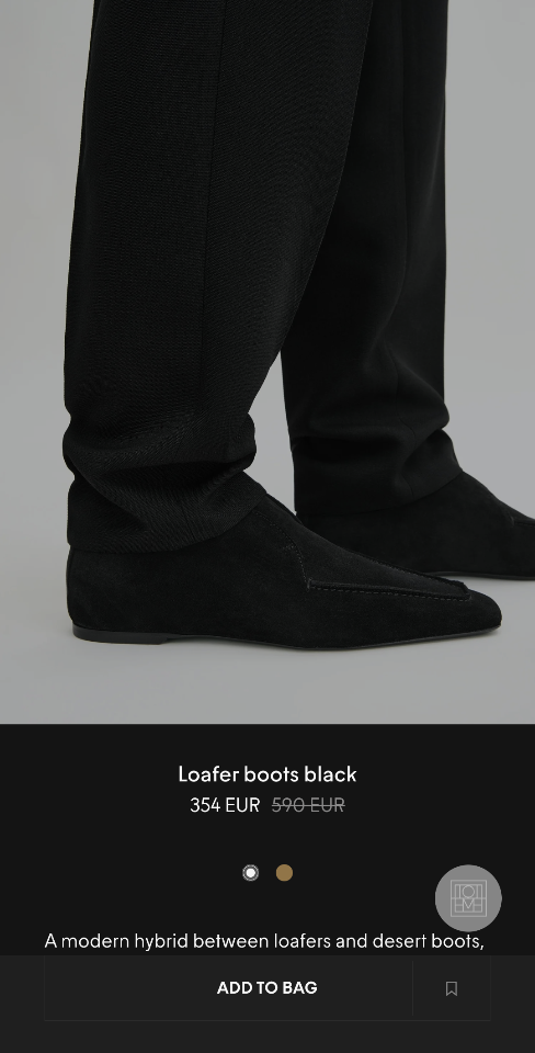 Toteme Loafer boots black 244-WAS0162 (1) -duoc-ban-tai-Hvip Shoes and Clothes