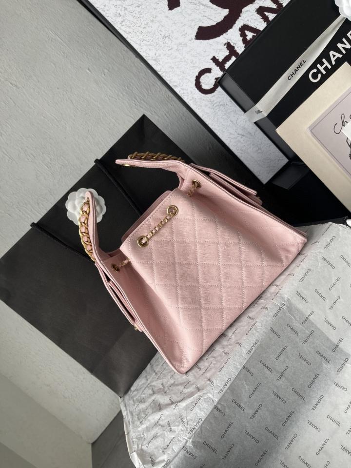 CHANEL 25 Small Handbag grained Calfskin & gold-tone tone Metal,pink AS5293 30-26-14cm-duoc-ban-tai-Hvip Bags and Accessories