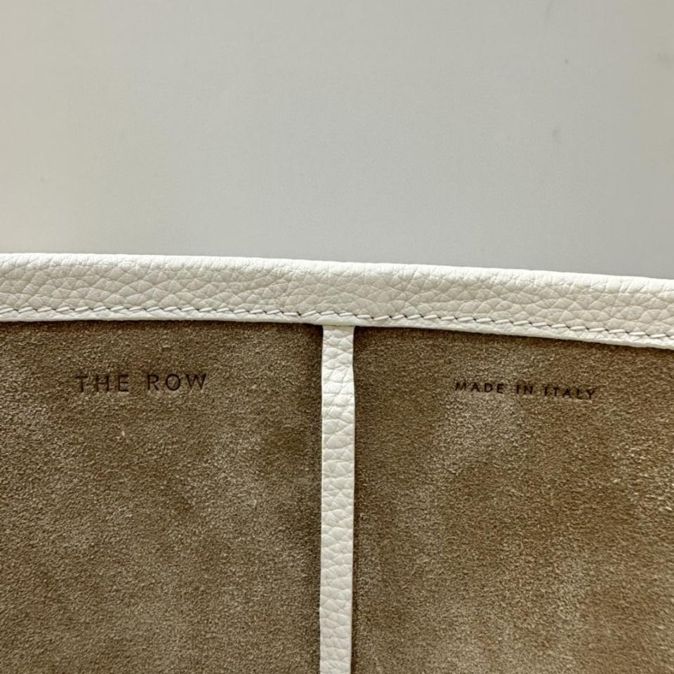 The Row Large N/S Park Tote in Leather ivory  44X38X21cm -25cm-duoc-ban-tai-Hvip Bags and Accessories