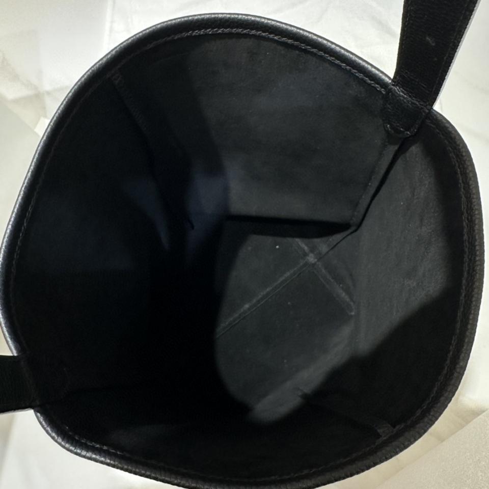 The Row Medium N/S Park Tote Bag in Leather black 30X28X15.5cm-duoc-ban-tai-Hvip Bags and Accessories
