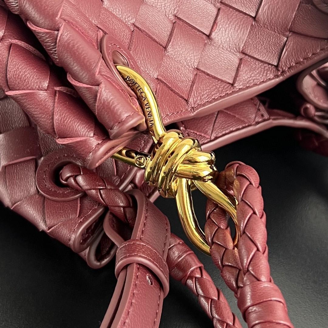 Bottega Veneta Small Parachute Intrecciato  burgundy 796569 21X17X16.5cm-duoc-ban-tai-Hvip Bags and Accessories