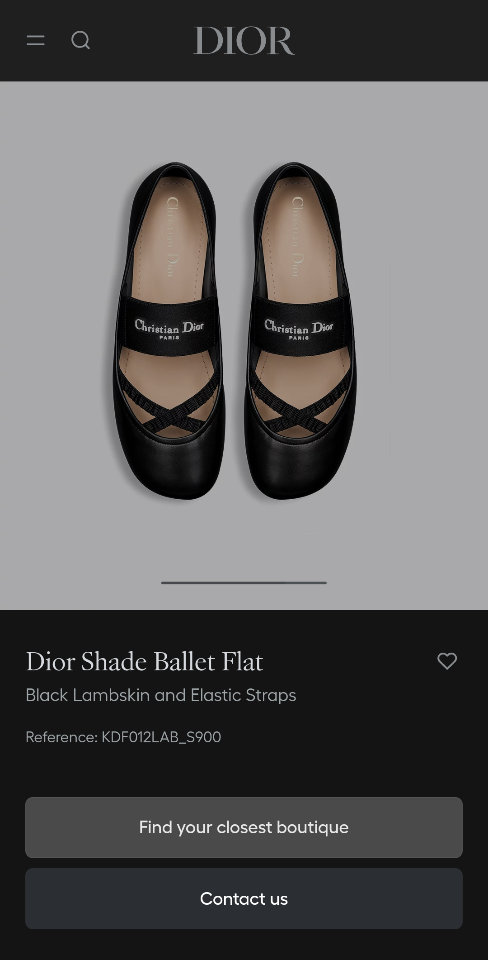 Dior Shade Ballet Flat
Black Lambskin and Elastic Straps
 KDF012LAB_S900 (2)-duoc-ban-tai-Hvip Shoes and Clothes