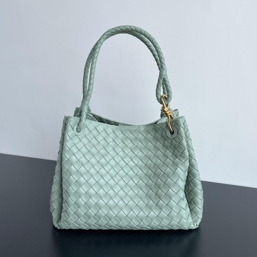 Bottega Veneta Large Parachute emerald green 796571 30X26X20cm-duoc-ban-tai-Hvip Bags and Accessories