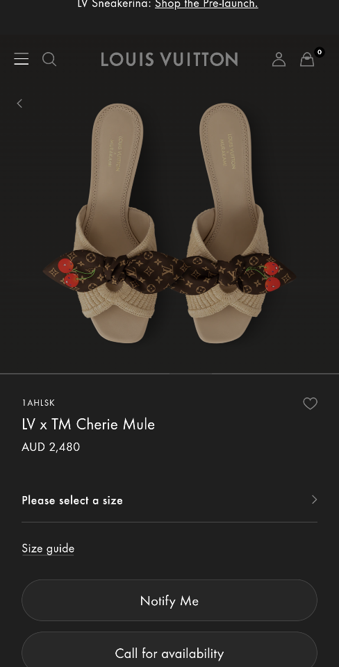 Louis Vuitton 1AHLSK
LV x TM Cherie Mule beige 55mm(1)-duoc-ban-tai-Hvip Shoes and Clothes