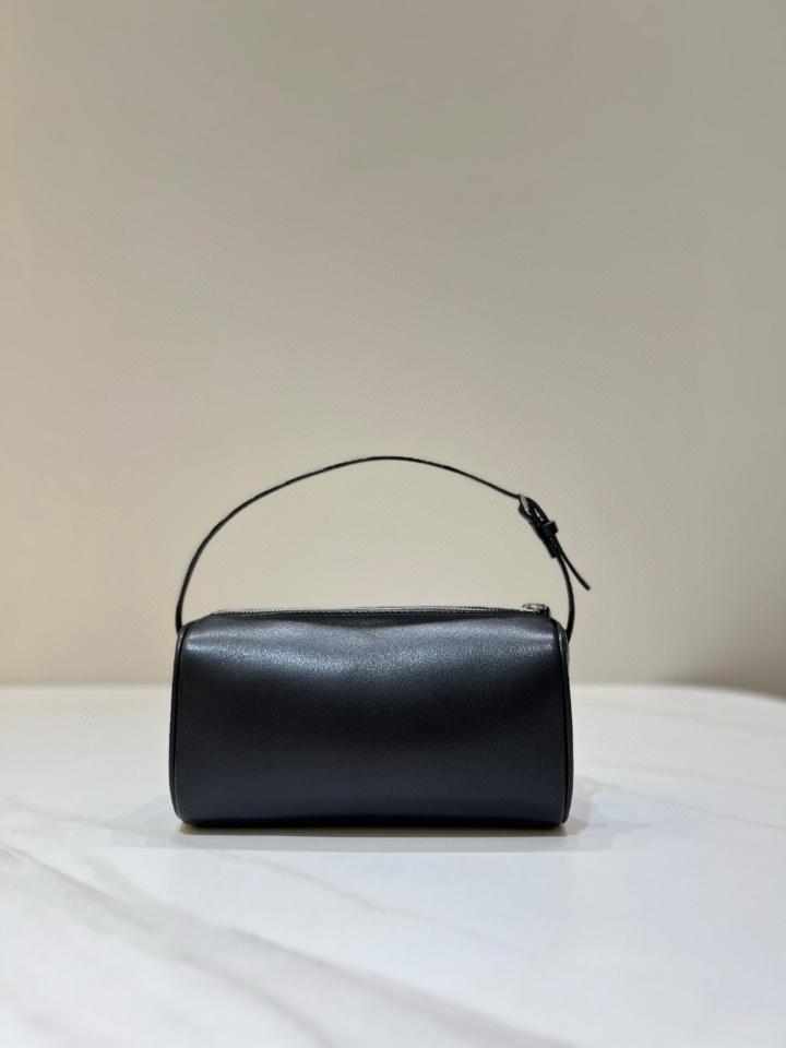 The Row 90's Bag in smooth calfskin Leather black 19.5x10x 8cm-duoc-ban-tai-Hvip Bags and Accessories