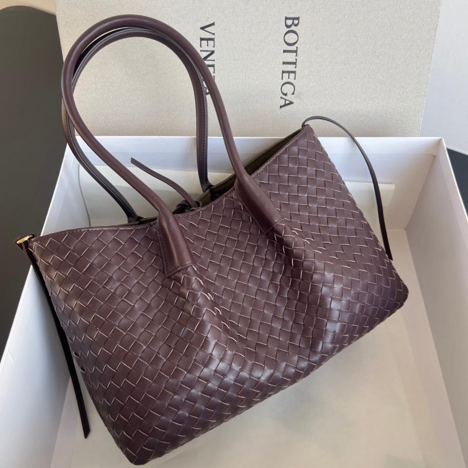 Bottega Veneta Pinacoteca Dark barolo/pickle 854371 34*20*14cm-duoc-ban-tai-Hvip Bags and Accessories