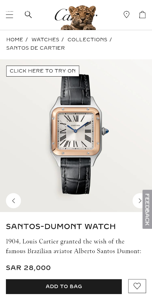 Cartier Santos-Dumont watch W2SA0012 28x38mm-duoc-ban-tai-Hvip Bags and Accessories