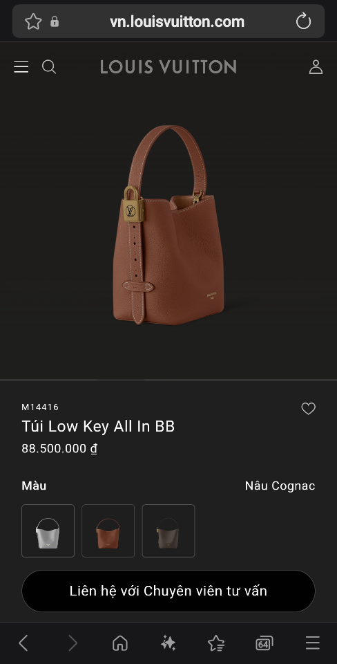 Louis Vuitton M14416
Túi Low Key All In BB 16*12*18cm-duoc-ban-tai-Hvip Bags and Accessories