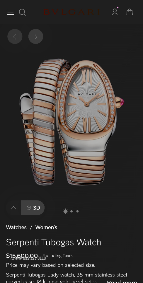 Bvlgari Serpenti Tubogas Watch 103822-duoc-ban-tai-Hvip Bags and Accessories
