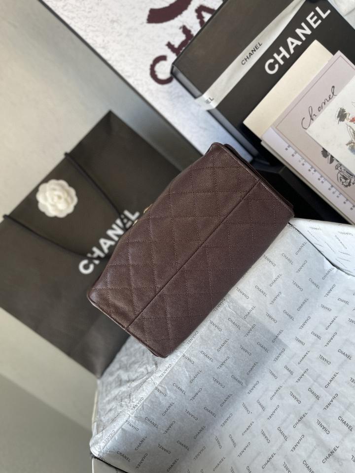 CHANEL 25 Small Handbag grained Calfskin & gold-tone tone Metal,dark burgundy AS5293 30-26-14cm-duoc-ban-tai-Hvip Bags and Accessories