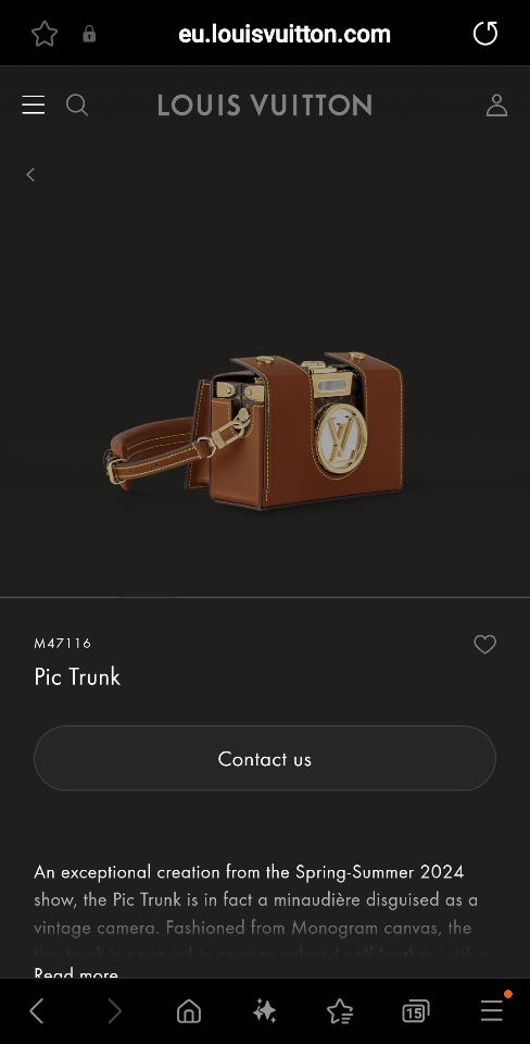 Louis Vuitton M47116
Pic Trunk 14x10x5 L1-duoc-ban-tai-Hvip Bags and Accessories