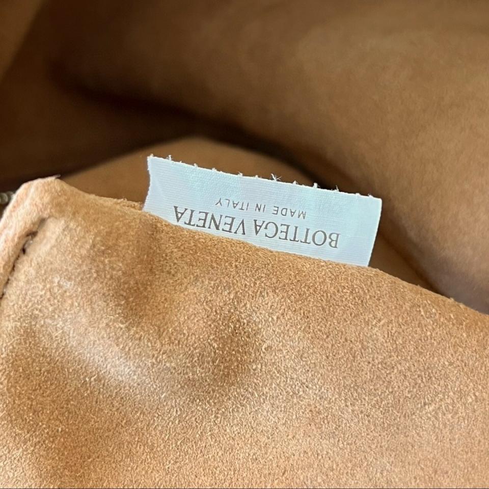 Bottega Veneta Jodie beige suede. 600261 48x40x16cm-duoc-ban-tai-Hvip Bags and Accessories