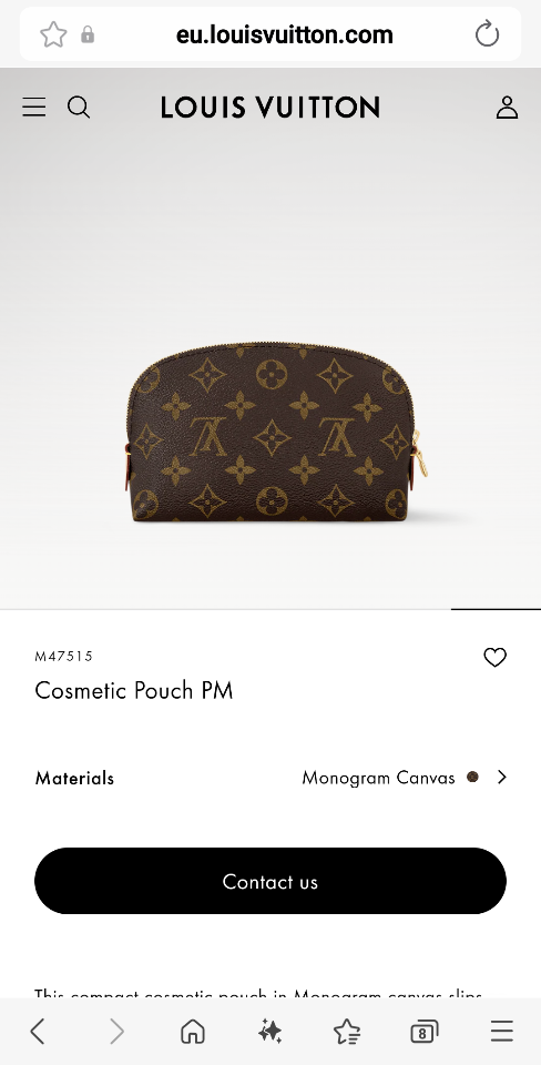 Louis Vuitton M47515
Cosmetic Pouch PM-duoc-ban-tai-Hvip Bags and Accessories