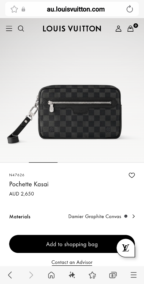 Louis Vuitton N47626
Pochette Kasai-duoc-ban-tai-Hvip Bags and Accessories
