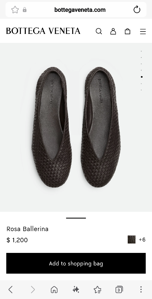 Bottega Veneta Rosa Ballerina Fondant -duoc-ban-tai-Hvip Shoes and Clothes