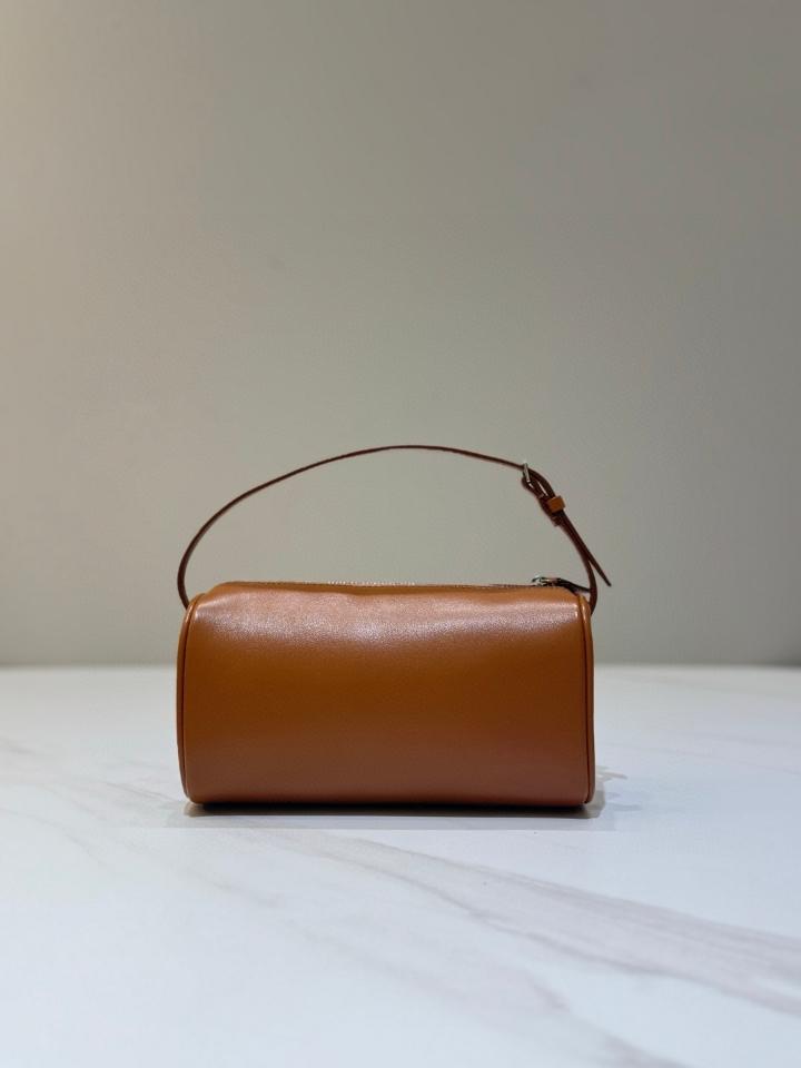 The Row 90's Bag in smooth calfskin Leather brown 19.5x10x 8cm -duoc-ban-tai-Hvip Bags and Accessories
