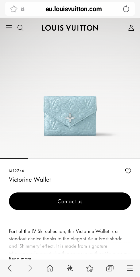 Louis Vuitton M12746
Victorine Wallet blue-duoc-ban-tai-Hvip Bags and Accessories