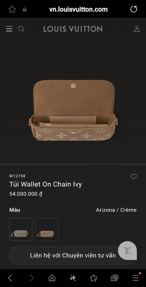 Louis Vuitton M12758
Túi Wallet On Chain Ivy 23.5 x 12.0 x 4.3cm L1 -duoc-ban-tai-Hvip Bags and Accessories