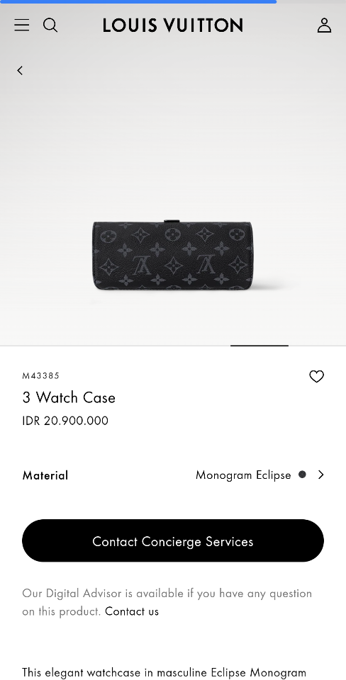 Louis Vuitton M43385
3 Watch Case 20x8x8cm-duoc-ban-tai-Hvip Bags and Accessories