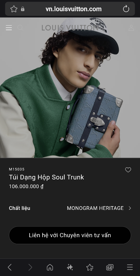 Louis Vuitton M15035
Túi Dạng Hộp Soul Trunk 19x15x7cm-duoc-ban-tai-Hvip Bags and Accessories