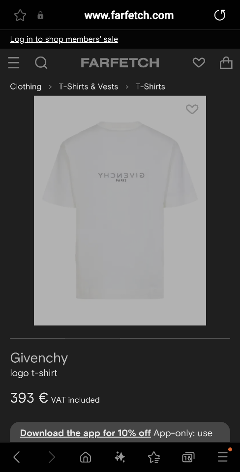 Givenchy
logo t-shirt white BM71MG3YR-duoc-ban-tai-Hvip Shoes and Clothes