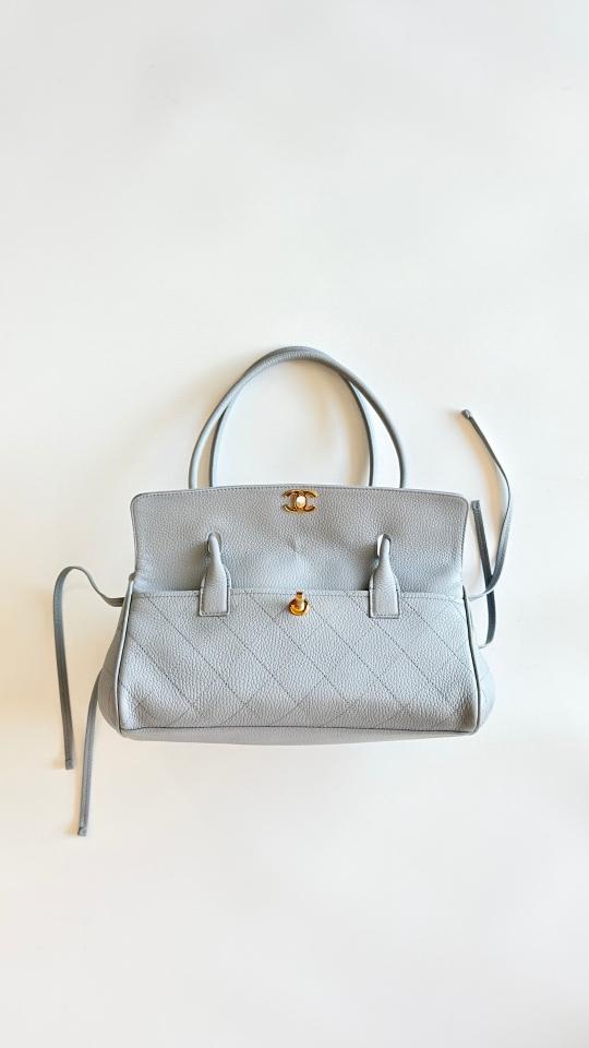 Chanel Small Shopping Bag   Grained Calfskin & Gold-Tone Metal grey 15x30.5x11.5cm AS6288-duoc-ban-tai-Hvip Bags and Accessories