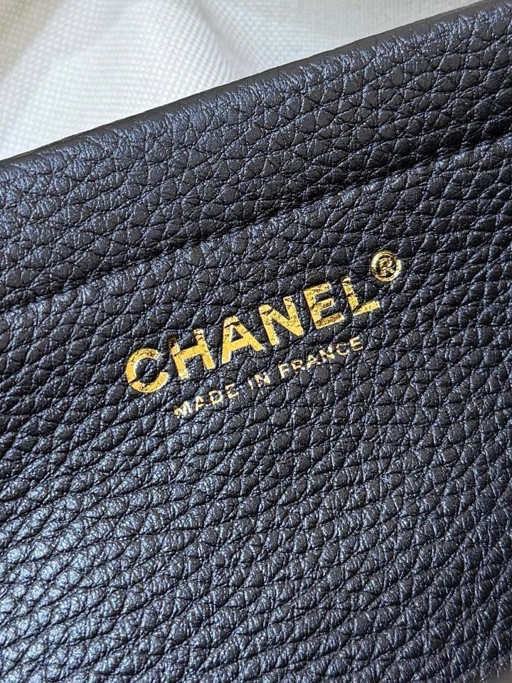 Chanel Small Shopping Bag   Grained Calfskin & Gold-Tone Metal black 15*30.5*11.5cm AS6288-duoc-ban-tai-Hvip Bags and Accessories