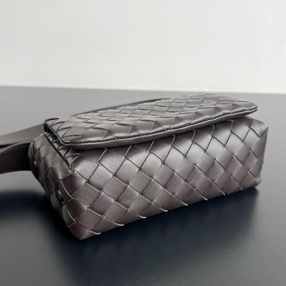 Bottega Veneta Intrecciato Mini Bag With Flap Fondant 857931 20x12x6.5cm-duoc-ban-tai-Hvip Bags and Accessories