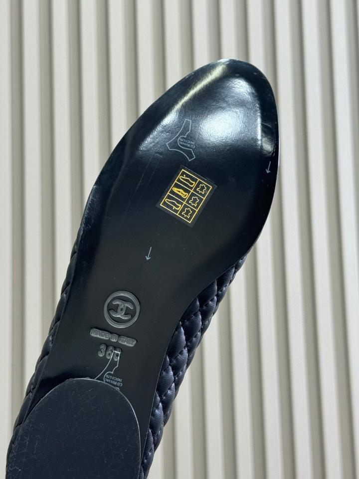 Chanel 25a BALLERINAS lambskin black (1) -duoc-ban-tai-Hvip Shoes and Clothes