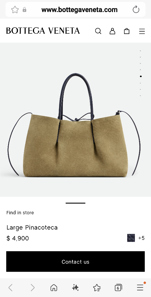 Bottega Veneta Large Pinacoteca Nocturnal/mud 817166 23*43*14.5cm-duoc-ban-tai-Hvip Bags and Accessories