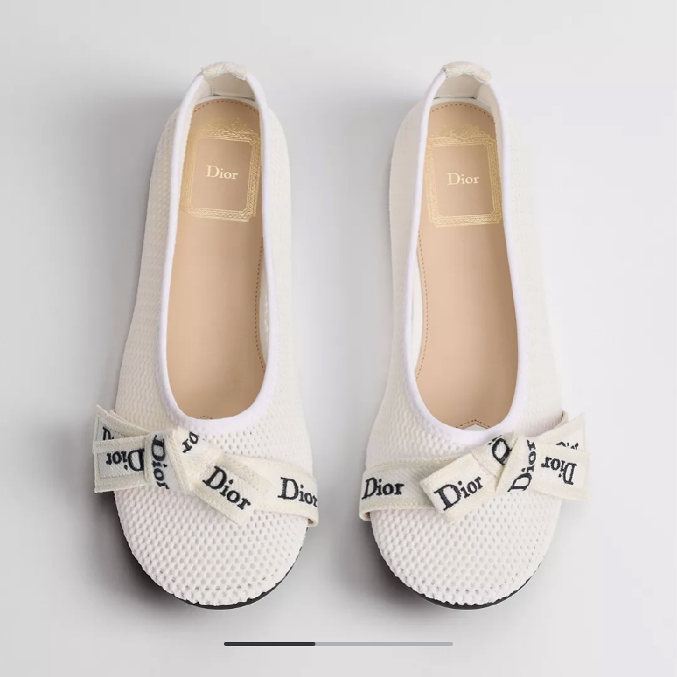 Dior J'Adior Ballet Flat  Mesh-duoc-ban-tai-Hvip Shoes and Clothes