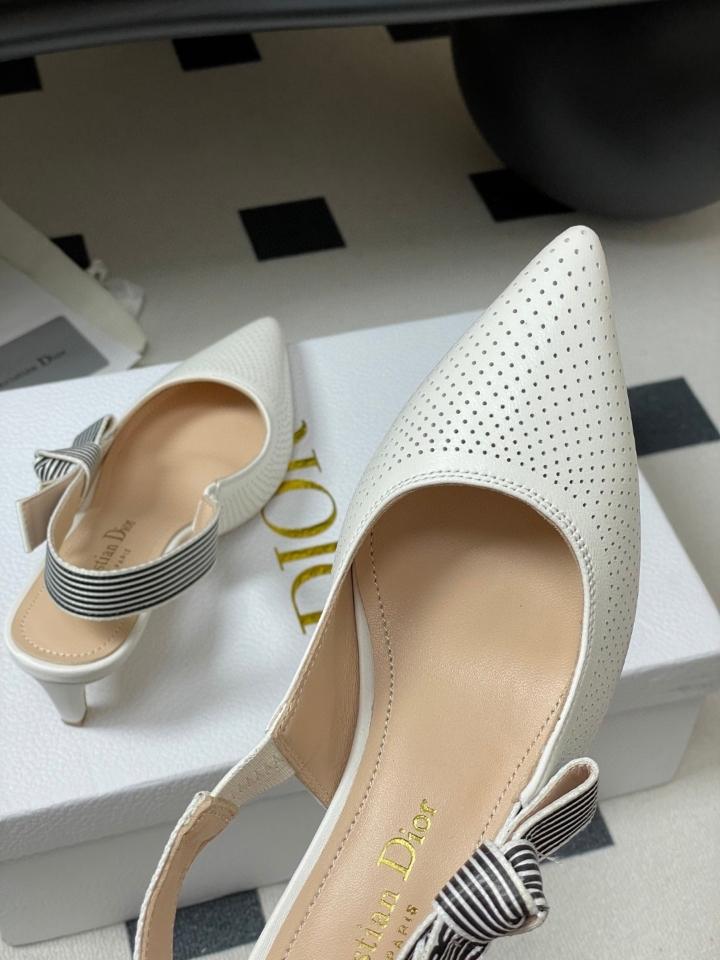 Dior Dior Toujours Slingback Pump
White Perforated Supple Lambskin KCV370CEL_S10W 50mm (2)-duoc-ban-tai-Hvip Shoes and Clothes