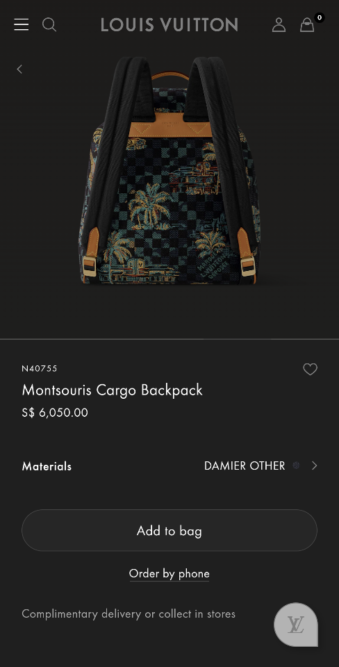 Louis Vuitton N40755
Montsouris Cargo Backpack 40 x 17 x 34cm-duoc-ban-tai-Hvip Bags and Accessories