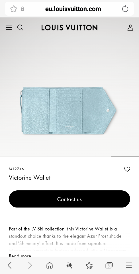 Louis Vuitton M12746
Victorine Wallet blue-duoc-ban-tai-Hvip Bags and Accessories