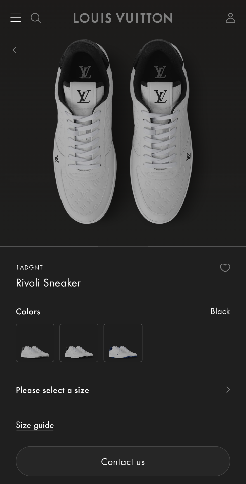 Louis Vuitton 1ADGNT
Rivoli Sneaker (n1)-duoc-ban-tai-Hvip Shoes and Clothes