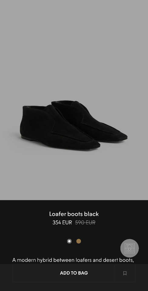 Toteme Loafer boots black 244-WAS0162 (1) -duoc-ban-tai-Hvip Shoes and Clothes