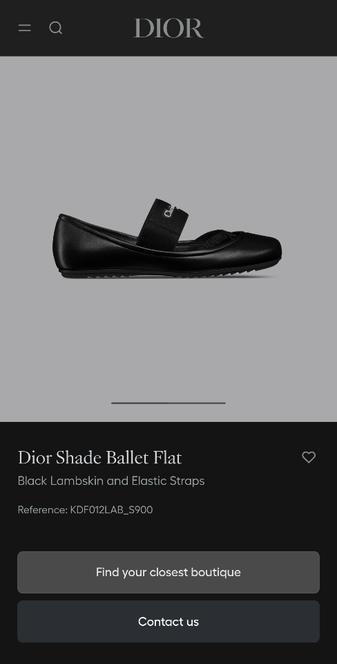 Dior Shade Ballet Flat
Black Lambskin and Elastic Straps
 KDF012LAB_S900 (2)-duoc-ban-tai-Hvip Shoes and Clothes