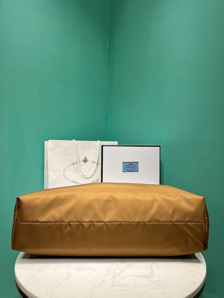 Prada Mariner large Re-Nylon shoulder bag Brandy 1BC244 48x39x14cm-duoc-ban-tai-Hvip Bags and Accessories