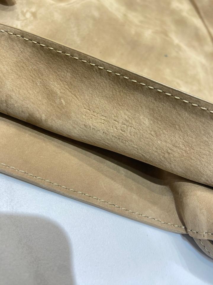 The Row Medium To Go Tote shoulder Bag in Nubuck Mustard 25✖️9.5✖️29cm-duoc-ban-tai-Hvip Bags and Accessories