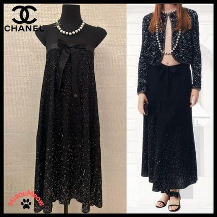 Chanel Dress
 
Glittered Mixed Fibers 
Black P79124-duoc-ban-tai-Hvip Shoes and Clothes