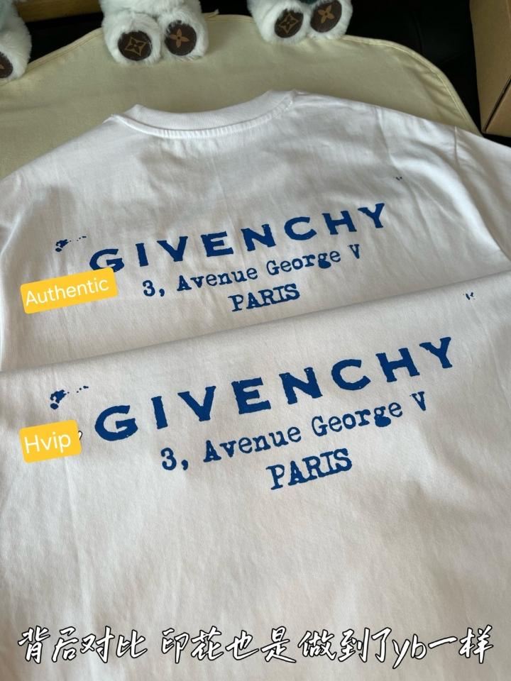 Givenchy T-shirt in cotton with GIVENCHY Stamp print white BM71NK3YRJ100-duoc-ban-tai-Hvip Shoes and Clothes