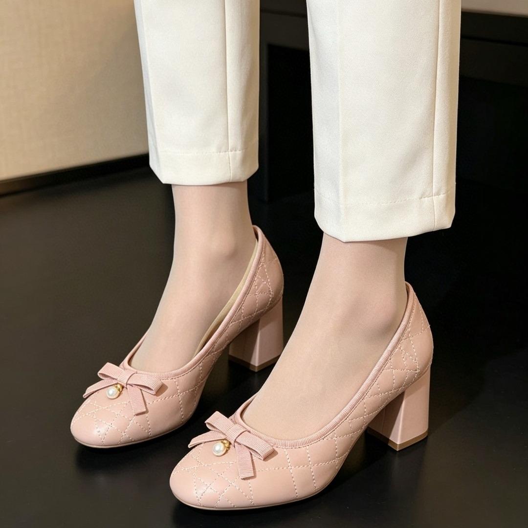 Dior Pump Quilted Cannage Calfskin 90mm-duoc-ban-tai-Hvip Shoes and Clothes