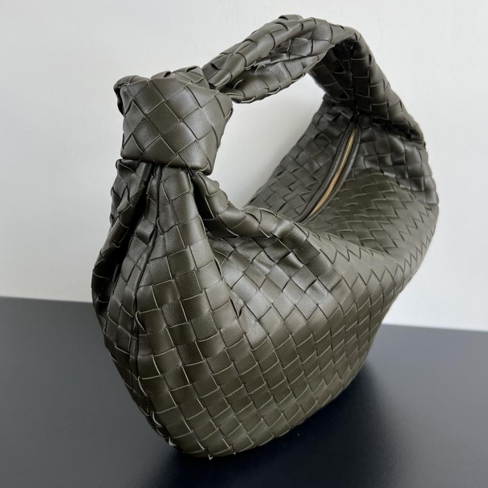 Bottega Veneta Jodie dark khaki  600261 48x40x16cm-duoc-ban-tai-Hvip Bags and Accessories