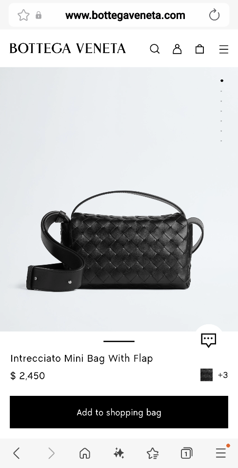Bottega Veneta Intrecciato Mini Bag With Flap 857931 20x12x6.5cm-duoc-ban-tai-Hvip Bags and Accessories