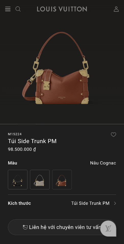 Louis Vuitton M15224
Túi Side Trunk PM 15*12.5*8CM L1 -duoc-ban-tai-Hvip Bags and Accessories