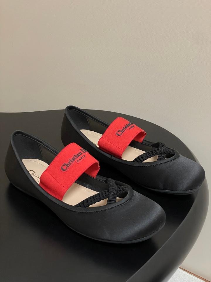 Dior Shade Ballet Flat
Black silk and Elastic Straps
 KDF012LAB (2)-duoc-ban-tai-Hvip Shoes and Clothes